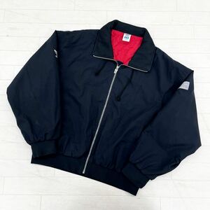 1351◎ デサント製 オールド 80s-90s adidas アディダス トップス ジャケット アウター 中綿 裏 キルティング ブラック メンズM