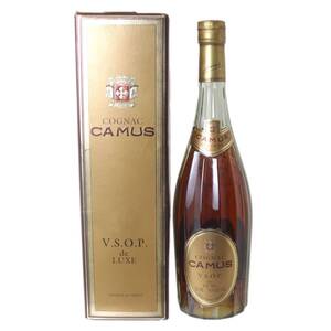 古酒 ブランデー コニャック CAMUS VSOP DE LUXE カミュ VSOPデラックス グリーンボトル 700ml 40％ NT 箱あり