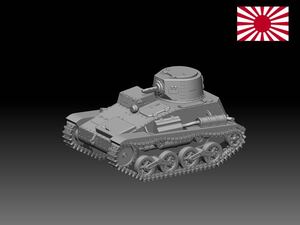 HINODE 1/144レジンキット 未塗装 WW2 日本陸軍 豆戦車 九四式軽装甲車 TK 前期型 ワールドタンクミュージアム 240713