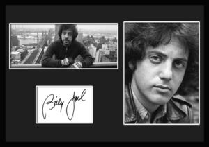 10種類!Billy Joel/ビリー・ジョエル/ロック/ポップ/サインプリント&証明書付きフレーム/BW/モノクロ/ディスプレイ(3-3W)