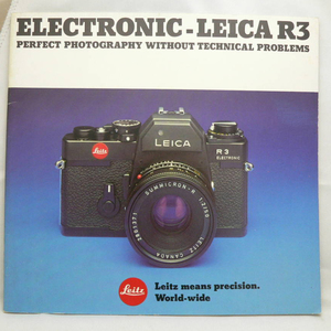 Leica ライカ R3 カタログ 管理A40