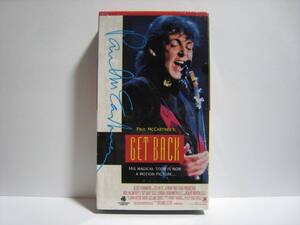 【ビデオテープ(VHS)】 PAUL McCARTNEY / ★未開封★ GET BACK WORLD TOUR MOVIE US版 ポール・マッカートニー ゲット・バック