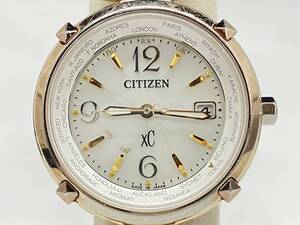 ジャンク ジャンク 稼働品／CITIZEN xC／シチズン クロスシー／H240-T019595／電波ソーラー／腕時計