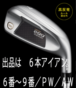 新品■レディース■プロギア■2024.3■SUPER egg■高反発ルール適合外■６本アイアン■6~9/P-WEDGE/A-WEDGE■PRGR カーボン■M30:L■正規品