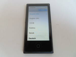 Apple iPod nano A1446 (第 7 世代) 16GB スペースグレイ MD481J