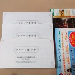 阪急阪神ホールディングスグループ優待券 3冊セット 有効期限2025年5月31日