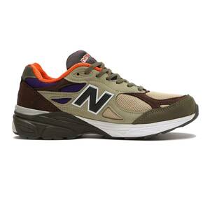 NEW BALANCE M990V3 BY TEDDY SANTIS KHAKI ORANGE ニューバランス M990V3 バイ テディ サンティス カーキM990BT3 26.5cm定価34100円