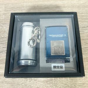 未使用　未開封品　箱付き　zippo ターミネーター3 T-850 携帯灰皿セット　ハリウッド　コレクション　喫煙具