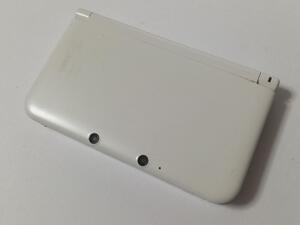 3DS LL Nintendo 任天堂　ホワイト　ヒンジ傷あり　ジャンク