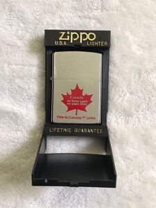 1968〜1976年製 未使用品 ZIPPO ジッポー オイルライター CANADA カナダ NIAGARA ONTARIO オンタリオ アンティーク ビンテージ 年代物