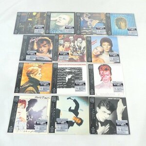 美品 CD 紙ジャケ 13点セット デヴィッド・ボウイ DAVID BOWIE アラジン・セイン ロジャー 他 完全生産限定盤 帯付 中古■DZ614s■