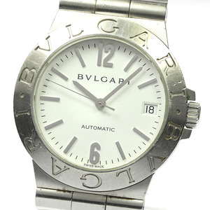 訳あり ブルガリ BVLGARI LCV35S ディアゴノ デイト 自動巻き メンズ _806012