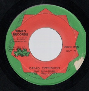 Dread Oppression . Version / The Mellodies