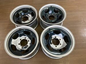 TOPY 16インチスチールホイール16インチ　16×8 J PCD139.7 6穴 鉄ホイール ランクル80 純正　サファリ等