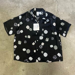 極美品 21ss visvim WALLIS SHIRT S/S DICE　BLACK 3