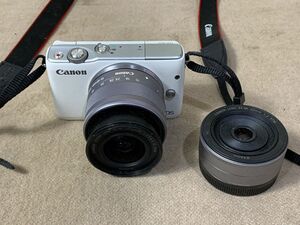 ◆HW61 キャノン デジタルカメラ など まとめ　Canon EOS M10　レンズ　動作未確認　光学機器　カメラ◆T