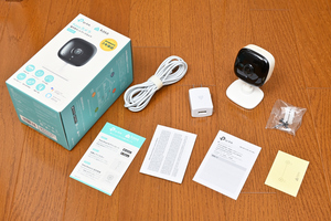 付属品完備♪屋内用ネットワークカメラ tp-link KC100 Kasaカメラ（フルHD、ナイトビジョン、防犯、監視、見守り、アレクサ対応）