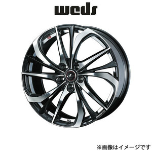 ウェッズ レオニス TE アルミホイール 1本 WRX STI VAB 18インチ パールブラック/ミラーカット 0038783 WEDS LEONIS TE