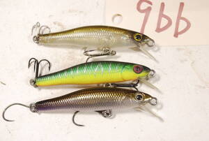 メガバス　MEGABASS　X-５５　F　３個　セット　９６６