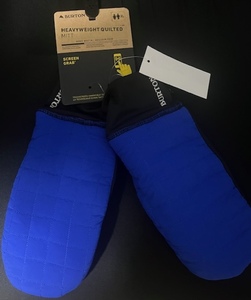 Burton Heavyweight Quilted Mitten Cobalt Blue XL mitt ミトン グローブ 