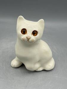 新品 目が合う ケンジントンキャット サイズ１白 猫 置物 ネコ フィギュリン ウィンスタンリー