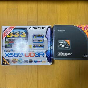 GIGABYTE GA-X58A-UD3Rとcore i7 980X,24Gメモリ
