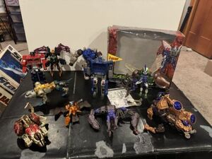 Huge Transformers Lot 1997 Beast Wars, G1 Optimus/ Sound wave Lot Of 10 Vintage 海外 即決