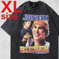 ジャスティン　ビーバー　Justin　Bieber　Tシャツ　ブラック　XL