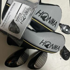 ホンマ HONMA TR21 4W 16.5 VIZARD TR20-50 S + TR21 4UT U4 21 TR20-65 S ヘッドカバー 2つ レンチ1つ付