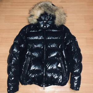 激レア 限定 モンクレール ジャパン マスターマインド Moncler x Master Mind MAYA FUR マヤ ファー ラクーン 艶黒 2 L シャイニーブラック