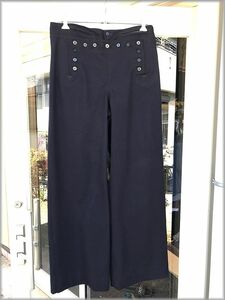 ★US NAVY　40s　ビンテージ　ウール　セーラーパンツ　W86cm位★検 米軍 ミリタリー ネイビー NAVAL CLOTHING FACTORY