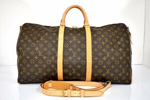 ルイヴィトン LOUIS VUITTON ボストンバッグ モノグラム キーポル・バンドリエール55 M41414 FL1000 2WAY → 2211LK009