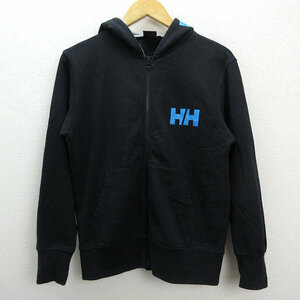 X★ ヘリーハンセン/HELLY HANSEN フルジップパーカ【レディースS】黒LADIES/74【中古】■