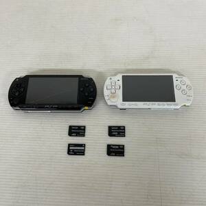 【SONY】ソニー PSP プレイステーション・ポータブル PSP-1000 PSP-2000 本体 まとめて 2台セット S0086
