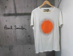 Paul Smith ポールスミス サイケデリック サン 太陽プリント 半袖 Tシャツ L/カットソー/白/メンズ/日本製/ポール・スミス/109216 506H