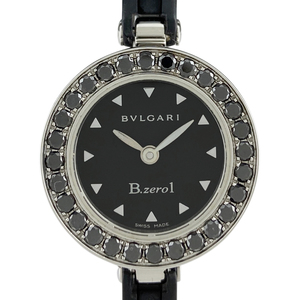 ブルガリ BVLGARI ビーゼロワン B-zero1 BZ22S 腕時計 SS ブラックダイヤ クォーツ ブラック レディース 【中古】