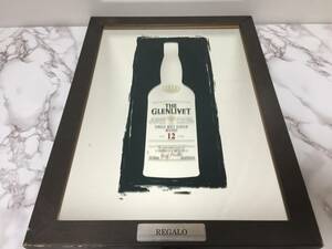 昭和レトロ　GLENLIVET　グレンリベット　パブミラー　縦47cm　横34.5cm　ヴィンテージ　当時物　　　　L1