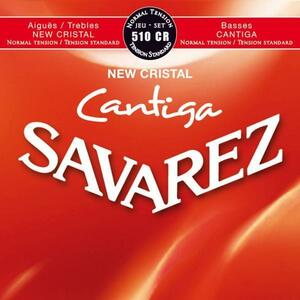 ★SAVAREZ サバレス 510CR 1セット NEW CRISTAL/CANTIGA クラシックギター弦セット Normal tension★新品/メール便