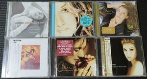 ◆Celine Dion◆ セリーヌ・ディオン 6枚まとめて 6枚セット 6CD One Heart, All The Way… A Decade Of Song, Volume One 送料無料