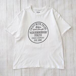 NEIGHBORHOOD/ネイバーフッド/23SS/SPOT.TEE/サークルロゴTシャツ/SIZE L