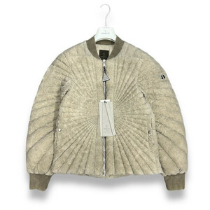 新品 サイズ1 MONCLER + RICK OWENS RADIANCE FLIGHT ダウンジャケット モンクレール リックオウエンス