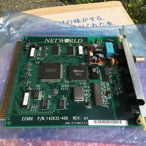 C BUS LANカード NETWORLD EX98X 10Bace-5/10Bace-2 NetWare 