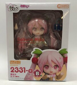 未開封 グッスマくじ 桜ミク 2024 B賞 ねんどろいど 2331-α 桜ミク セーラー服Ver. フィギュア 初音ミク VOCALOID ☆良品☆[311-0520-7M3]