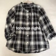 lorenzo righi ロレンゾライ　チェック　シャツ　ブラウス　LLサイズ