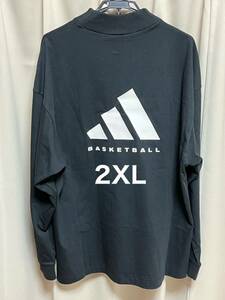 アディダス ロンT 2XL ロングスリーブ シャツ 長袖Tシャツ adidas basketball fear of god jerry lorenzo essentials