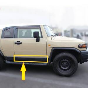 トヨタ 新品 FJクルーザー GSJ15 フロント ドア アウト サイド モール 右 モールディング TOYOTA FJ CRUISER FRONT DOOR OUTSIDE MOLDING