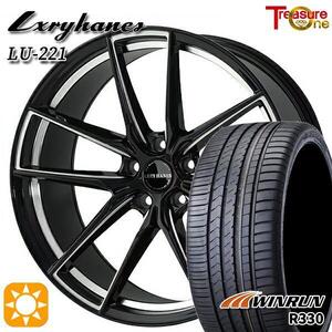 高崎 新品 サマータイヤセット ラグジーヘインズ LU-221 19x8.0J +42 5H114.3 WINRUN R330 245/40R19インチ