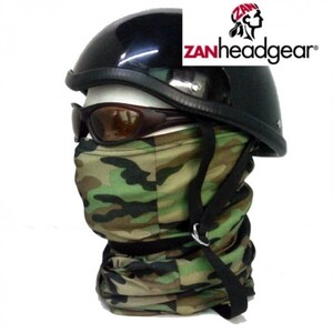 【ZANheadgear】 MotleyTube 冬用防寒 裏地フリースフェイス＆ネックウォーマー カモフラ 迷彩 バイカー 多機能マスク サバゲ― スノボー