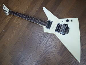 1980年代FERNANDES THE FUNCTION BX-70エクスプローラータイプ/フェルナンデス白ホワイトHEAD CRASHER