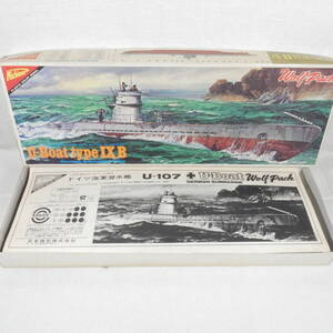 (19119) ドイツ海軍潜水艦 Uボート ⅨB型(9B型) ニチモ 1/200 完全スケールシリーズ No.9 内袋未開封 未組立て